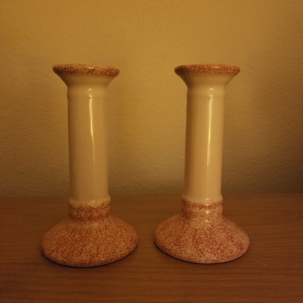 Country Candlestick Holders